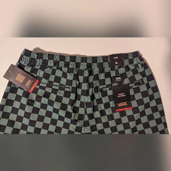 Vans range baggy tapered elastic waist jogger pants men's size M - Picture 5 of 10